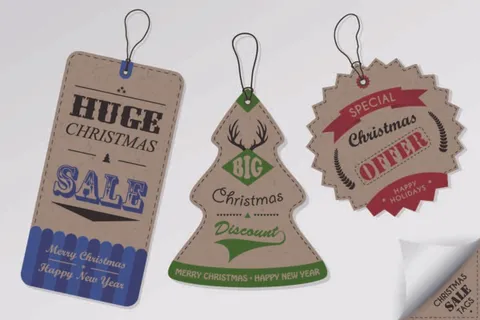 免抠促销吊牌标签