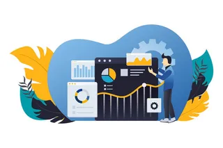 扁平化人物场景办公互联网等距ai矢量设计网页海报UI素材插画