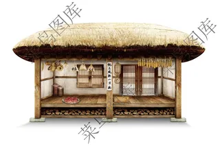 茅草屋高清图