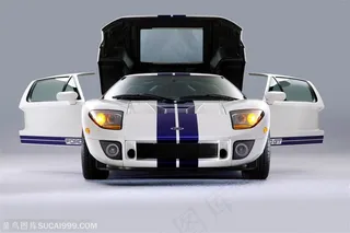 福特汽车-打开车门的福特跑车