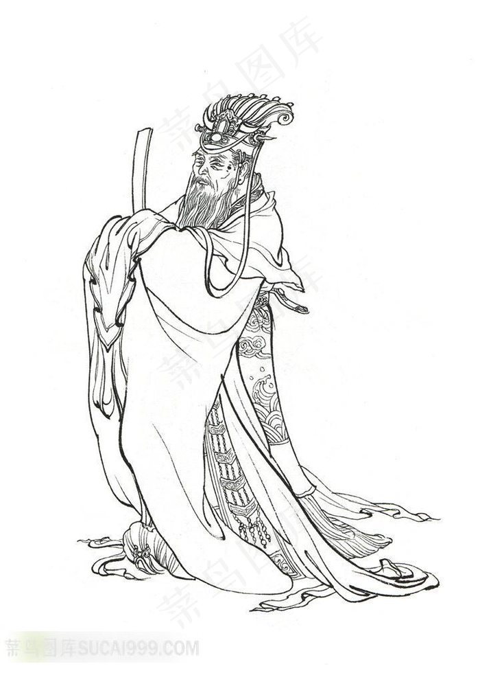 文曲星君设计素材