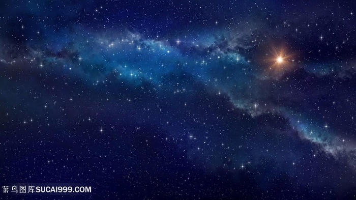 深夜靓丽星星背景图片