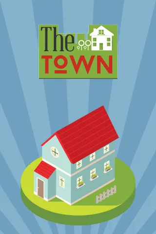 街道建筑矢量扁平插画