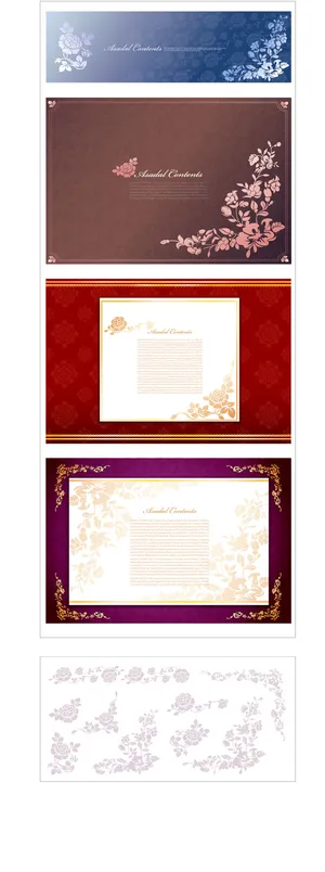 简约风古典名片海报边框图框插画插图素材AI矢量图 (66)