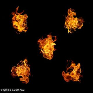 PS后期素材火焰形状火苗爆炸燃烧特效PNG免抠图JPG效果图 (18)