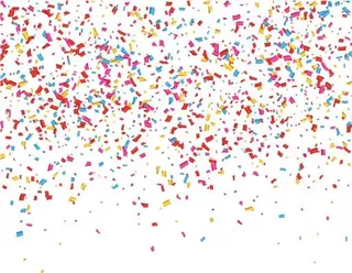 五彩纸屑 PNG免抠