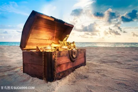 海盗宝藏宝箱高清