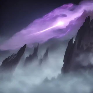 紫色玄幻背景素材