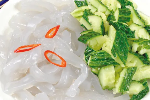 黄瓜拉皮  元   黄瓜拉皮  元