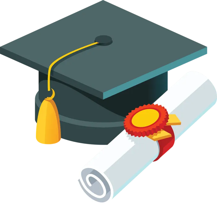 博士帽卡通简笔少儿兴趣班