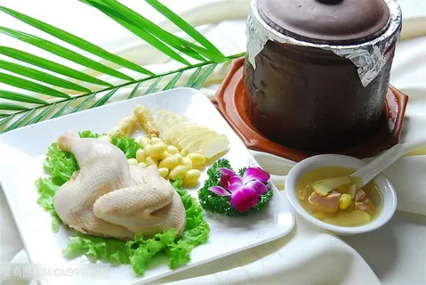参白果煨土鸡 参白果煨土鸡
