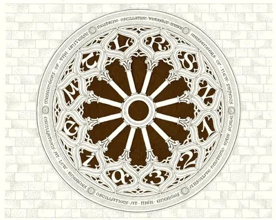 高清大图玫瑰花窗