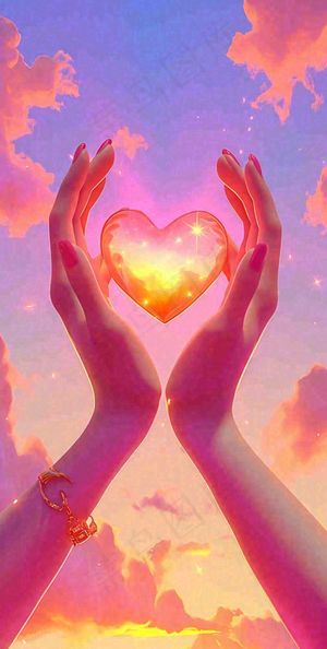 浪漫爱心情人节粉色爱情关爱