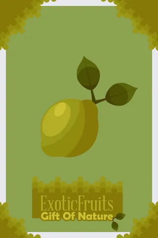 自然风景动物植物扁平矢量插画