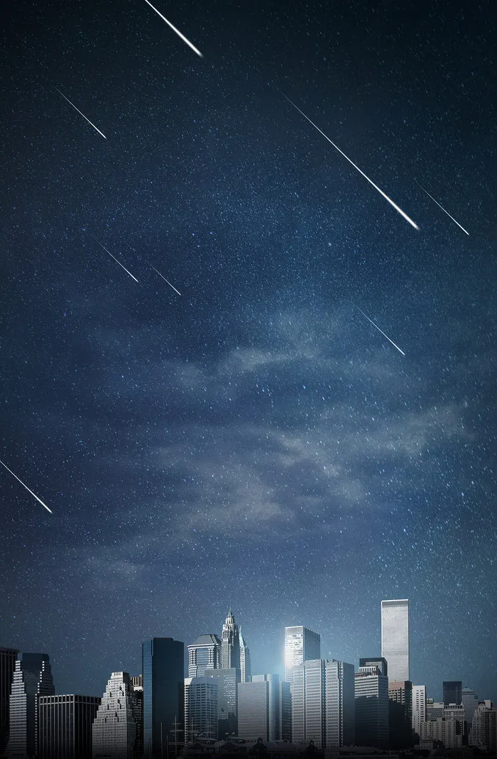 唯美天空背景PSD分层素材