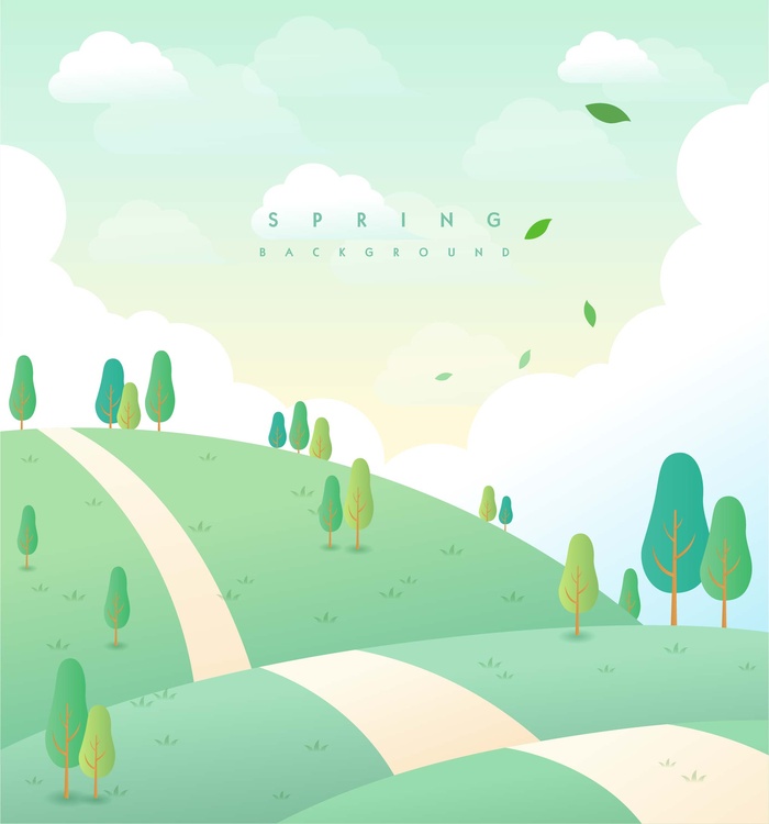 春天插画
