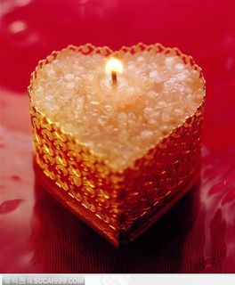 爱心状蜡烛