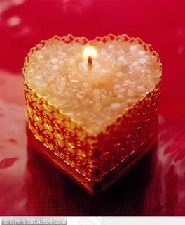 爱心状蜡烛