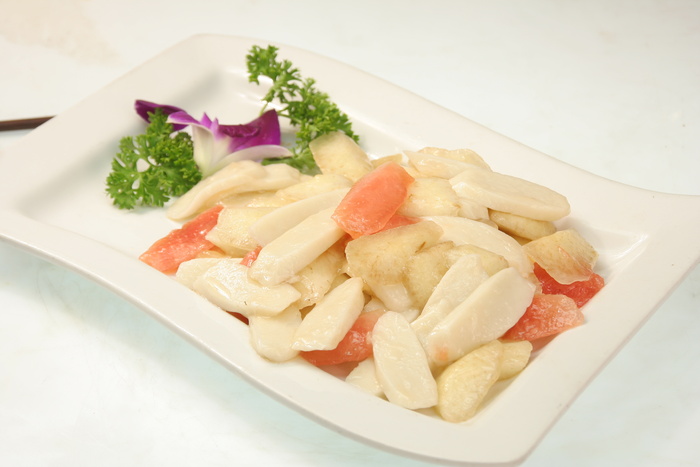 凤梨炒年糕（梨、年糕、西瓜）甜