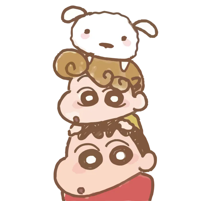 蜡笔小新可爱人物免扣素材