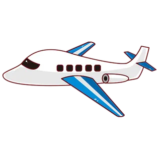 客机卡通简笔