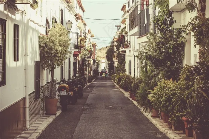 怀旧风格欧美街道