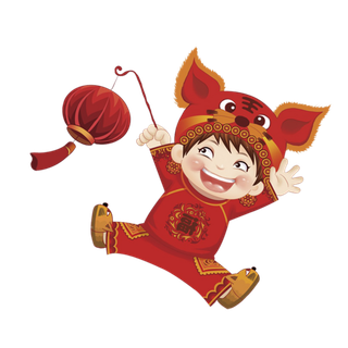 喜庆卡通简笔 (2)