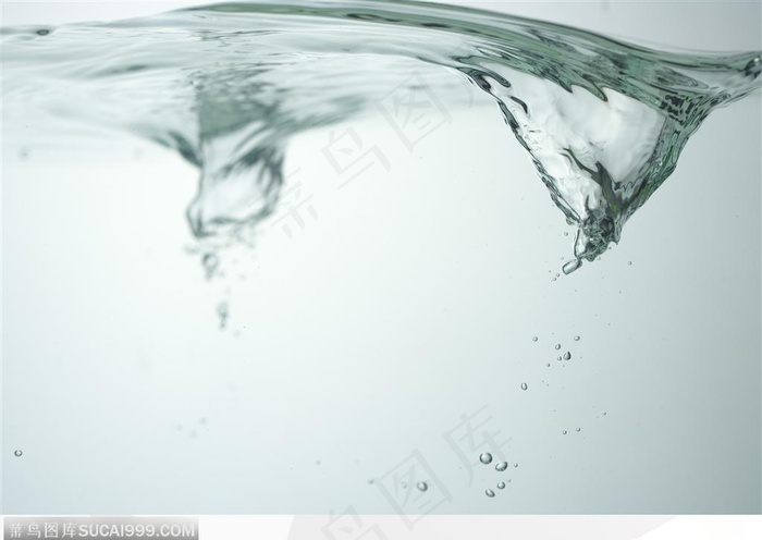 清纯水韵-美丽的漩涡和气泡