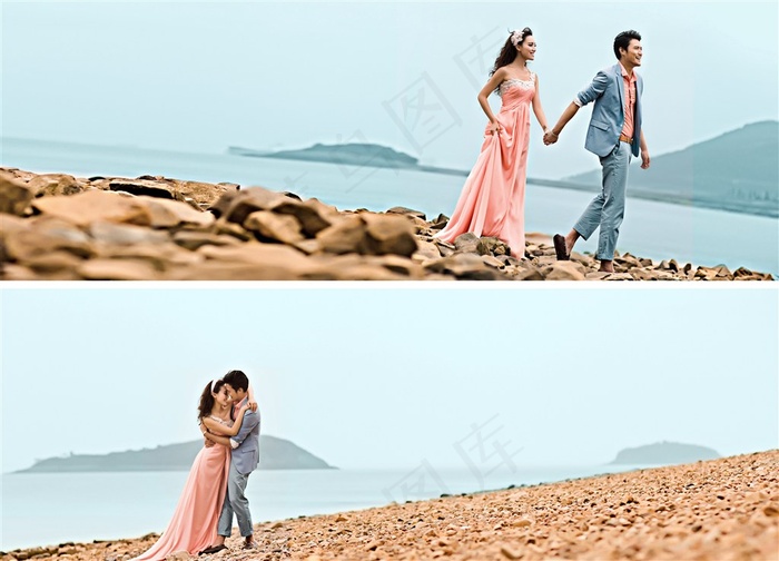 情侣海滩唯美艺术照写真摄影