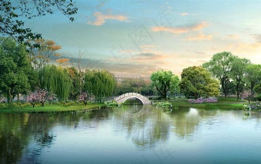 园林风光  