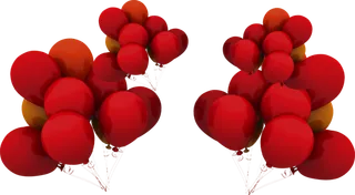爱心气球卡通