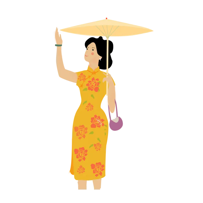 传统旗袍美女 (66)