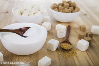 精美的砂糖糖块高清图片