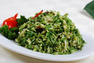 0911LCS-1079油炝鲜槐花盘