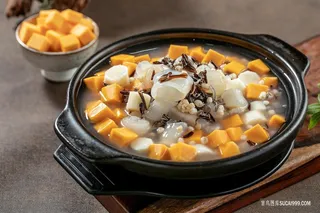 野米南瓜淮山煮花胶