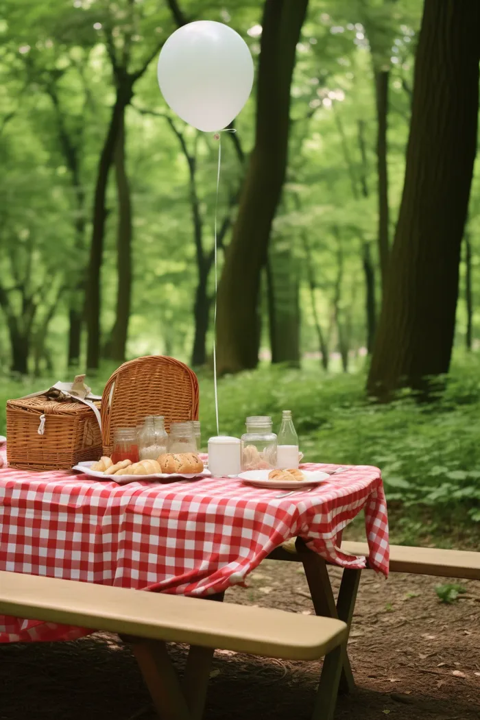 户外公园野餐摄影图(2688x4032)