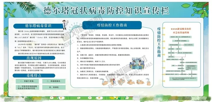 德尔塔病毒 疫情防控新冠肺炎疫苗健康海报x展板架psd设计cdr素材cdr矢量模版下载