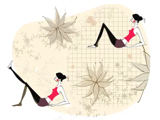 运动女孩壁CalisthenicsMM_1015