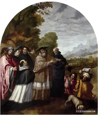 卡杜霍，文森蒂-圣雨果陪同圣布鲁诺和他的六个同伴来到山丘