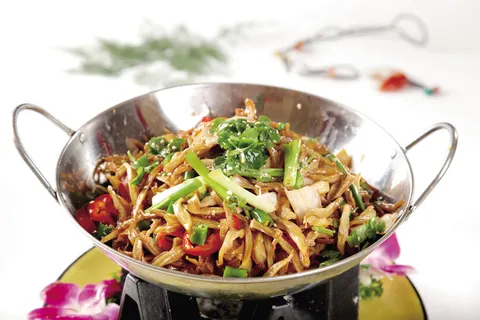 干锅美食焖锅湘菜麻辣香辣纸锅干锅鲍鱼菇