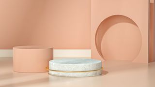 光影场景产品主图背景3D场景图详情页橙色