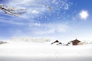 冬天背景图片素材