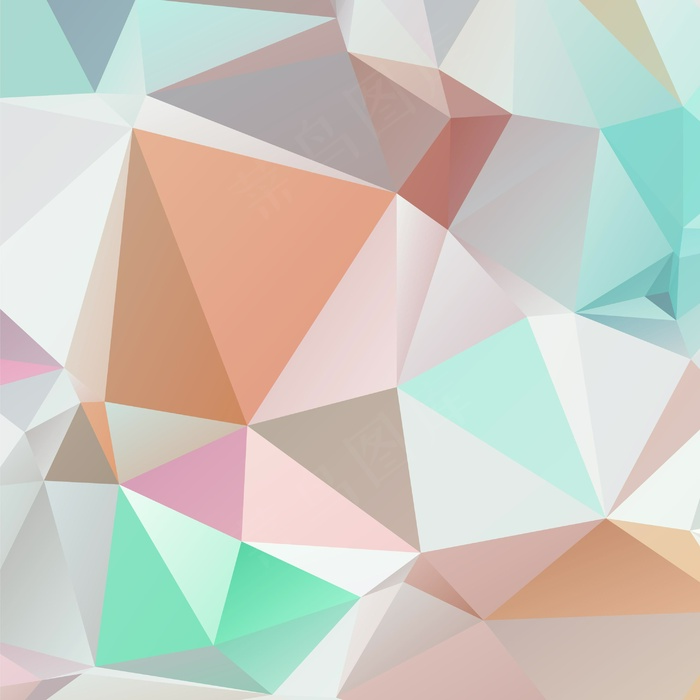 炫彩几何图形背景 几何艺术设计 多边形背景图片