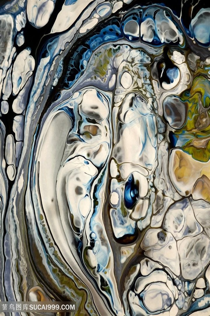 抽象水彩艺术画