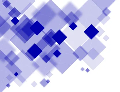 蓝色立方体背景素材