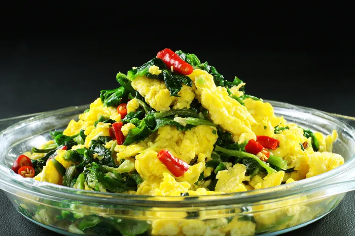 R00063万年青炒鸡蛋 (13)