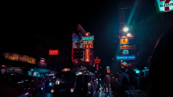 高清唯美城市夜景