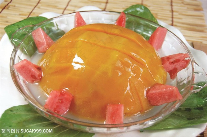 冰糖南瓜中华美食摄影图