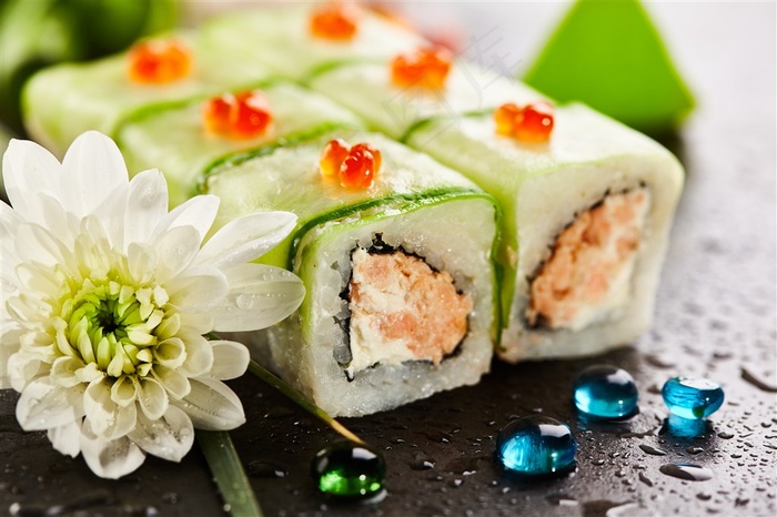 美味的日式料理特写高清摄影图中华美食