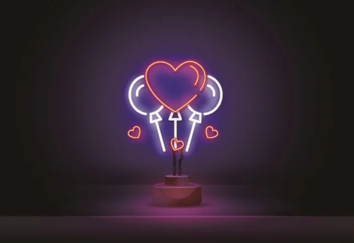 简洁霓虹灯设计图片eps,ai矢量模版下载